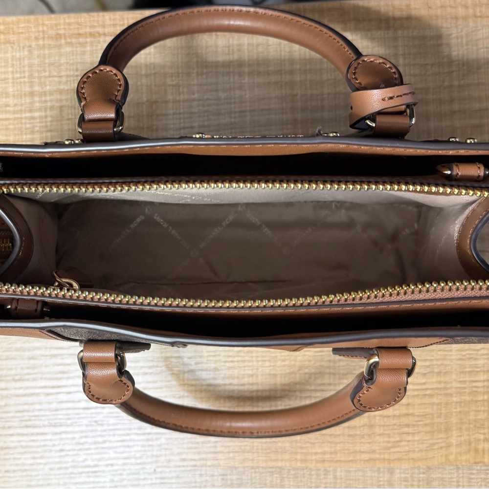 Michael Kors Sheila Small Studded Patchwork Satch… - image 3